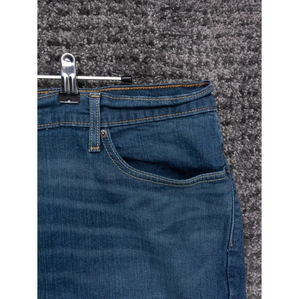 Levis 541 Jeans Mens 42x30 Actual 40x29 Blue Athletic Taper Stretch Distressed